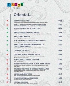 Drool Kitchen Food Menu 6