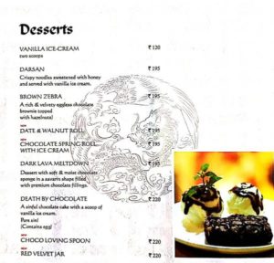 Berco's Menu 9