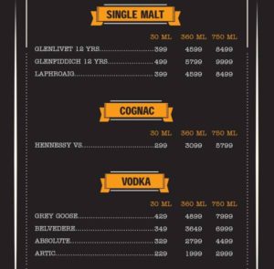 Barcode Bar Menu 3