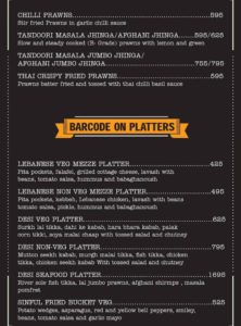 Barcode Food Menu 6