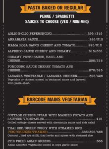 Barcode Food Menu 9