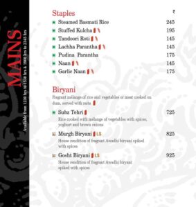 Pavilion 75 Menu 11