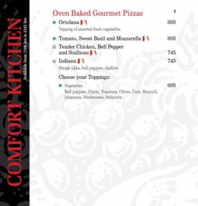 Pavilion 75 Menu 9