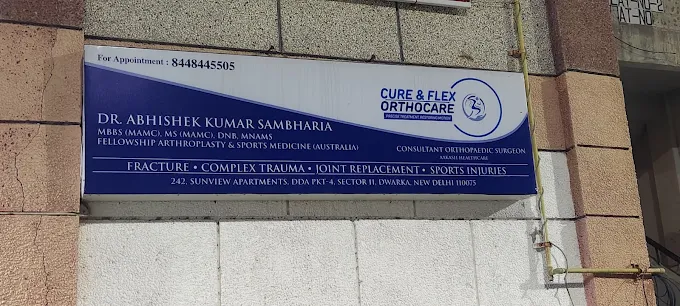 Cure & Flex Orthocare Banner