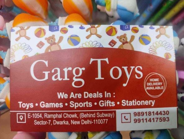 Garg Toys Banner