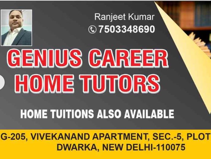 Genius Career Home Tutors Banner