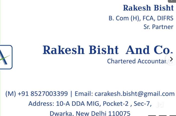 Rakesh Bisht & Co Banner